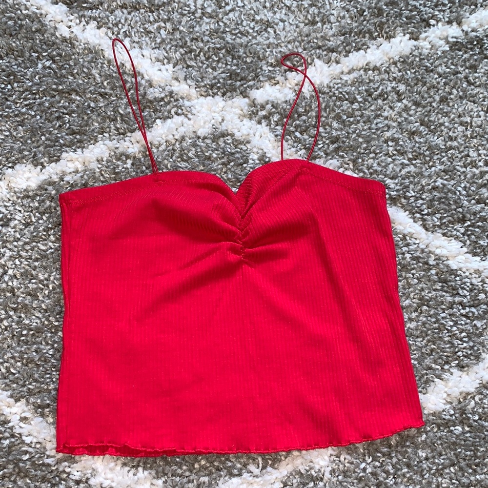 Pacsun red tank top (size small)